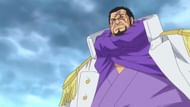 Fujitora's blindness could act as a barrier against Hancock (Image via Toei Animation)